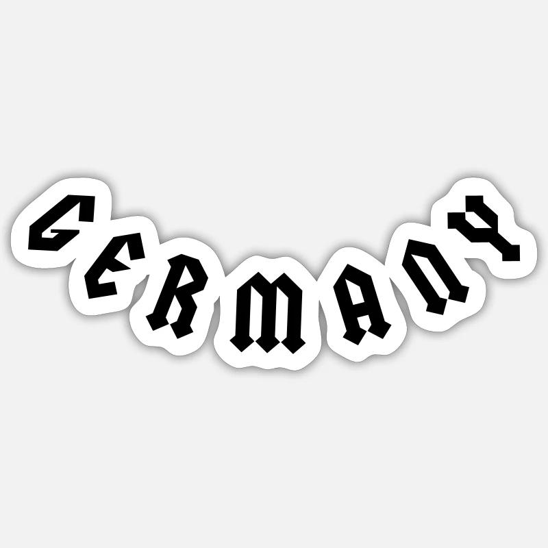 GERMANY Sticker Größe S (10 x 10 cm)