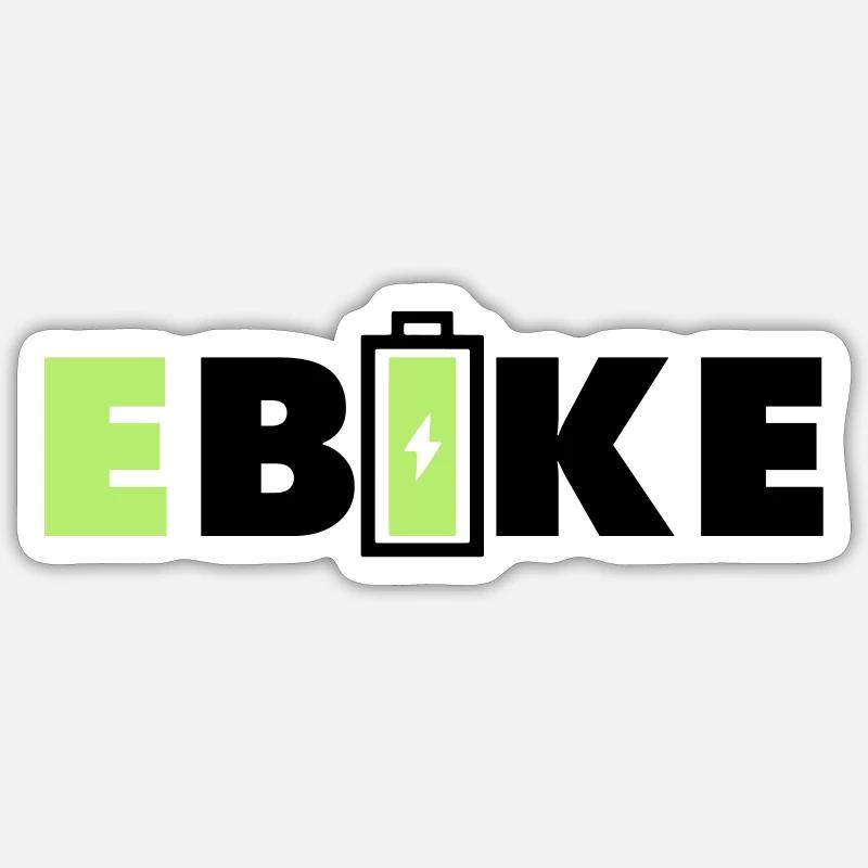 E BIKE Sticker Größe S (10 x 10 cm)