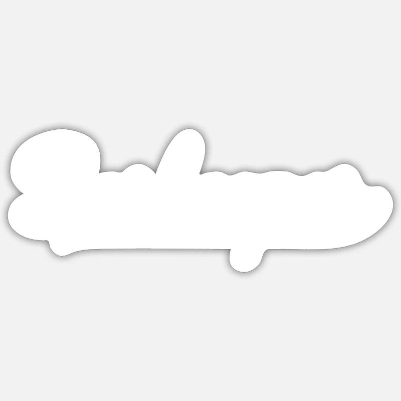 Barkeeper - Sticker Größe S (10 x 10 cm) - Mattweiß