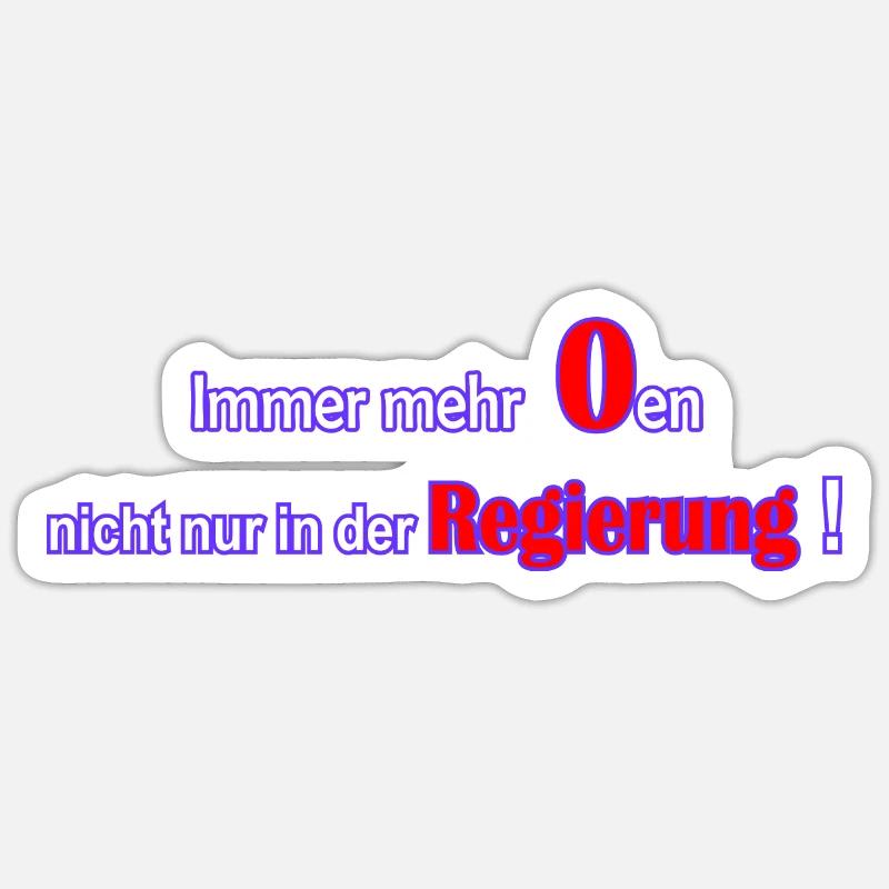 Nullen Sticker Größe S (10 x 10 cm)