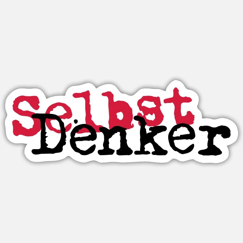 Self-thinker 2c color change possible Sticker size S (10 x 10 cm)