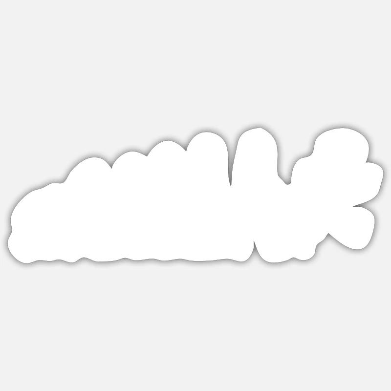 Bäcker - Evolution - Sticker Größe S (10 x 10 cm) - Mattweiß