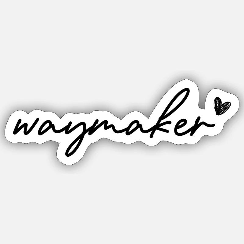 waymaker Sticker Größe S (10 x 10 cm)