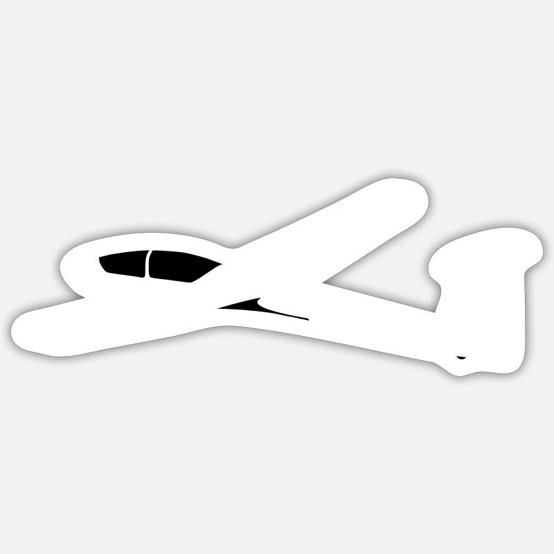 jantar std planeur planeur Sticker taille S (10 x 10 cm)