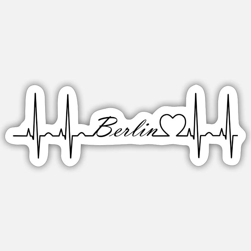 Berlin Sticker size S (10 x 10 cm)