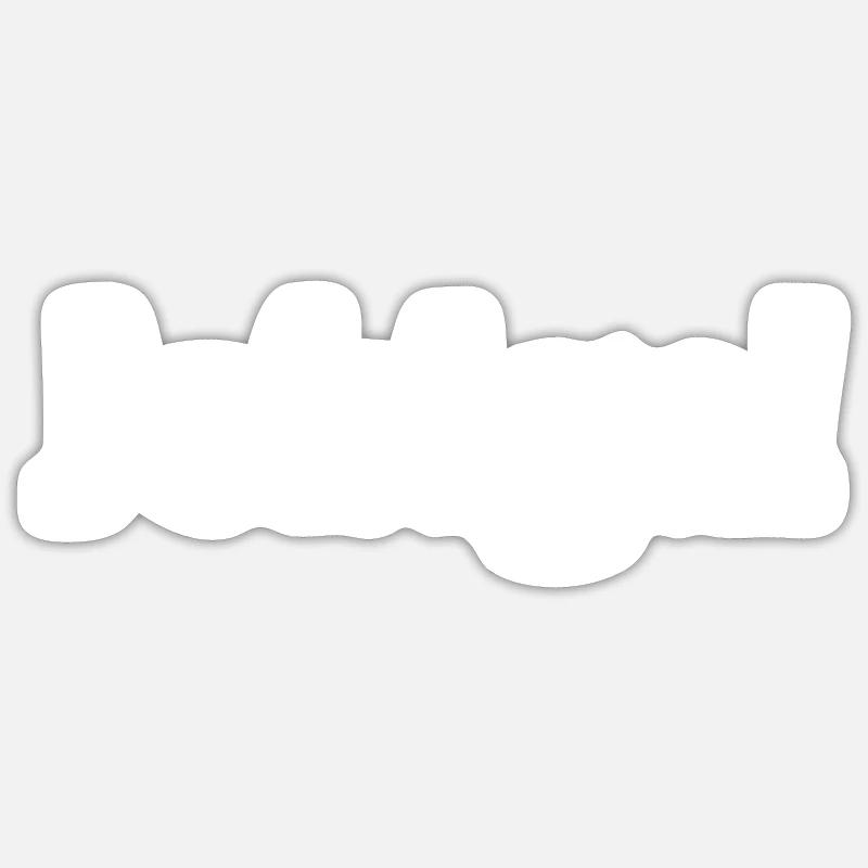Balkans - Saying - Jebiga - Sticker size S (10 x 10 cm) - white matte