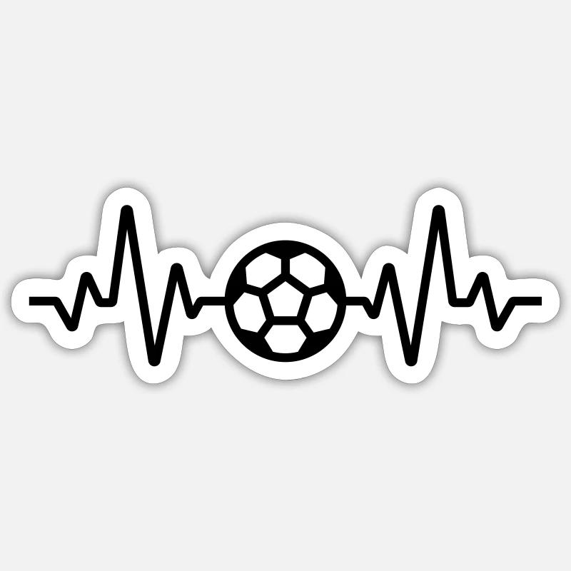 Fußball Sticker Größe S (10 x 10 cm)
