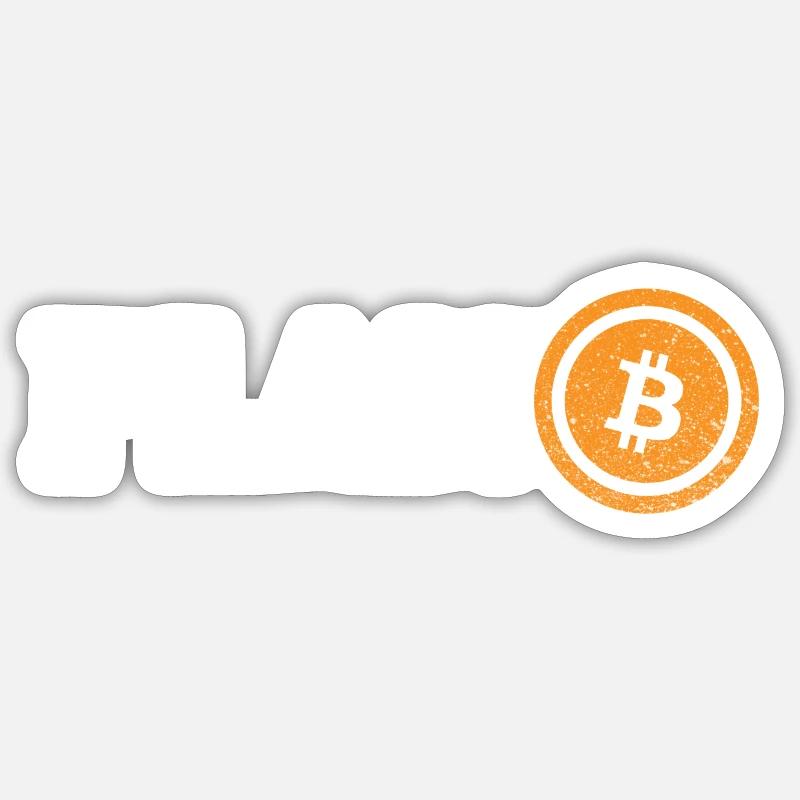 Bitcoin: Plan B Sticker Größe S (10 x 10 cm)