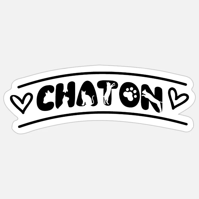 Chaton Sticker taille S (10 x 10 cm)