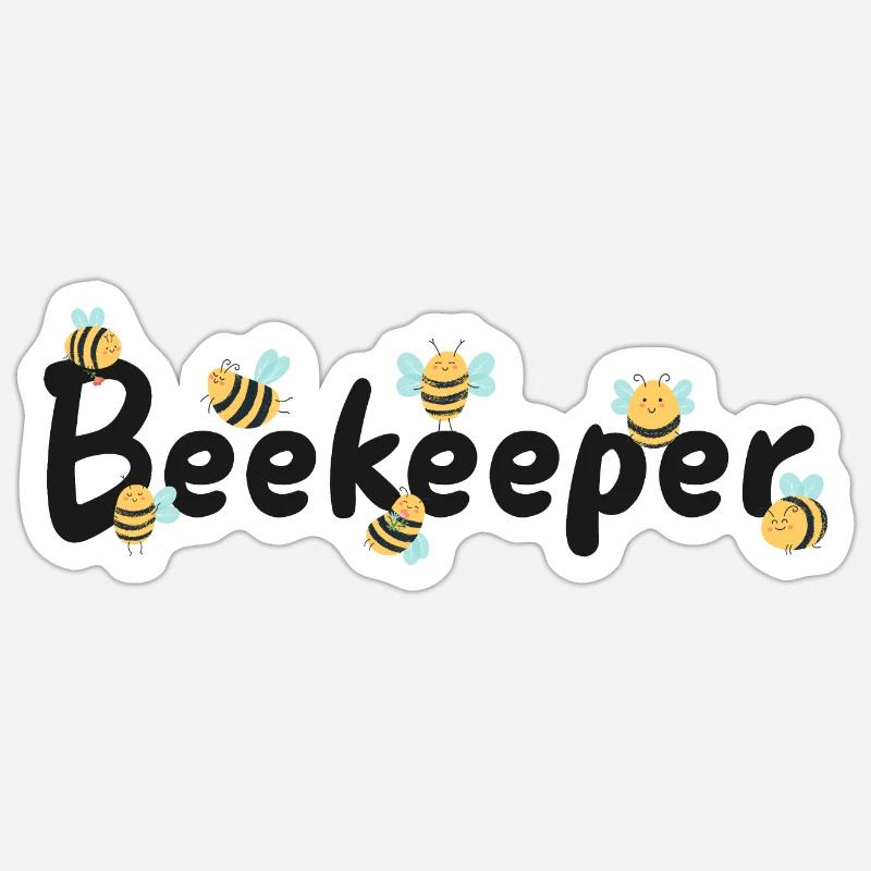 Beekeeper Beekeeper Beekeeping Sticker size S (10 x 10 cm)