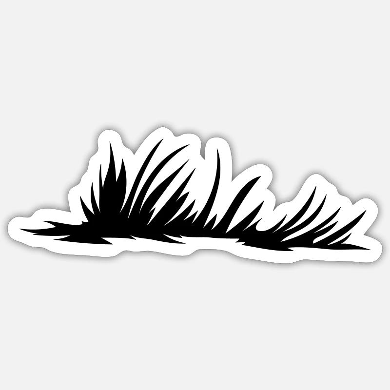 Meadow Meadow - Sticker taille S (10 x 10 cm) - blanc mat
