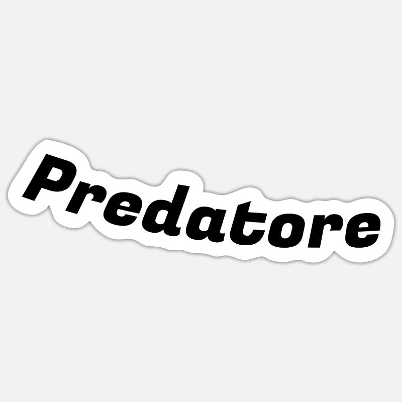 Predatore Sticker size S (10 x 10 cm)