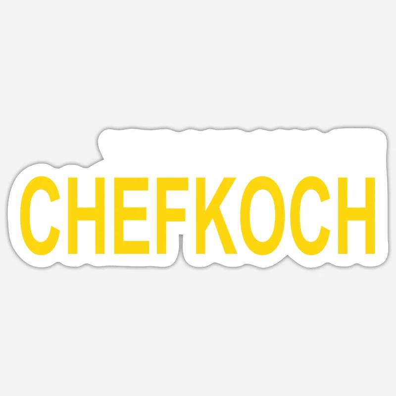 Chef Sticker size S (10 x 10 cm)