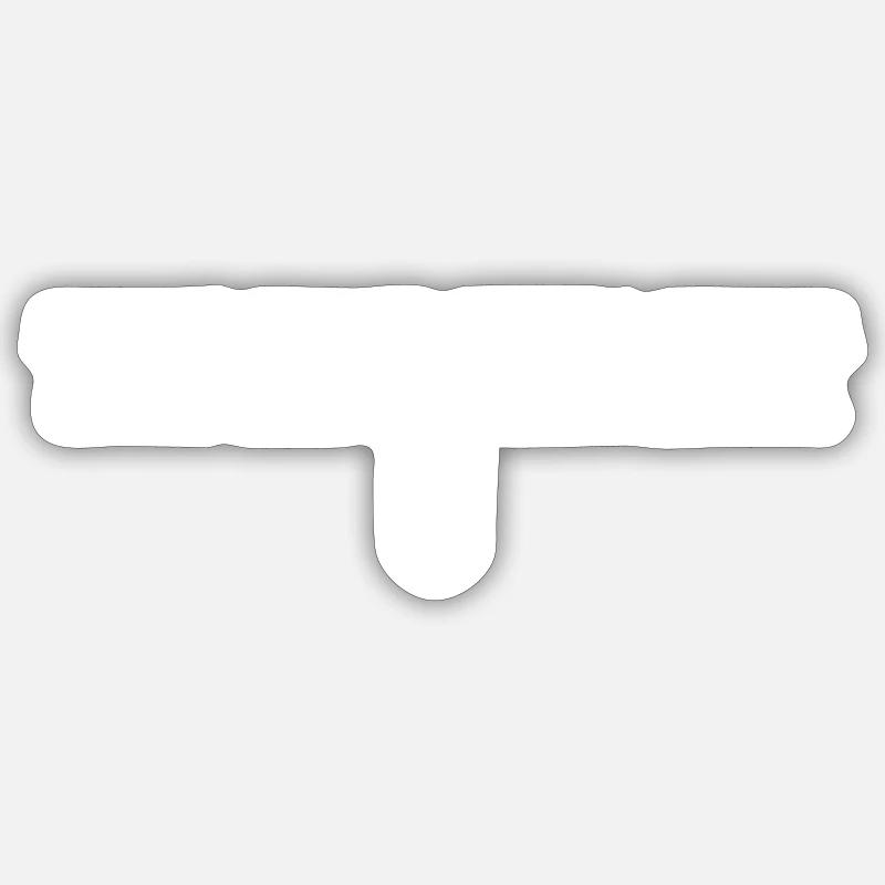 Secret code white Sticker size S (10 x 10 cm)