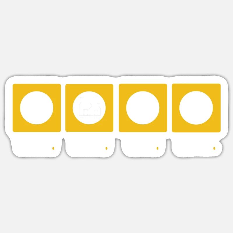 Architecte Art Architecture Designer Sticker taille S (10 x 10 cm)