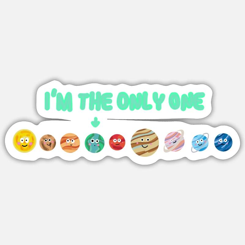 Pas de seconde terre Sticker taille S (10 x 10 cm)