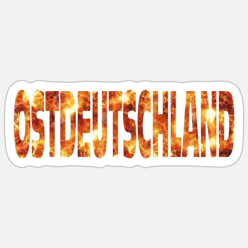 Est - Sticker taille S (10 x 10 cm) - blanc mat