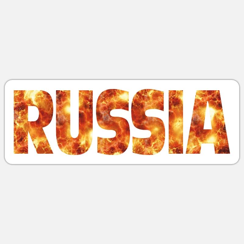 Russie Sticker taille S (10 x 10 cm)