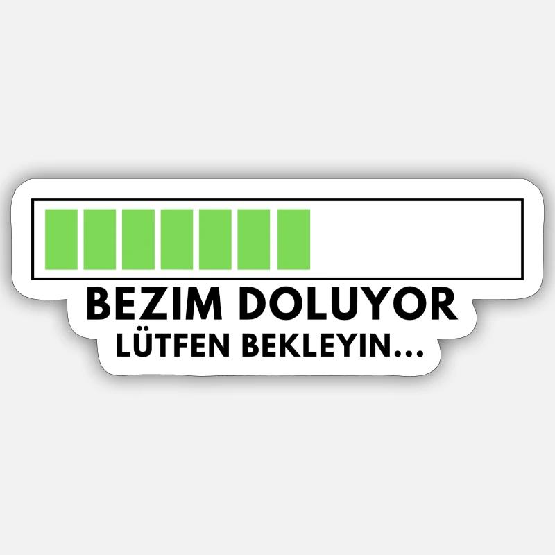 Bezim Doluyor Turkish Sticker size S (10 x 10 cm)