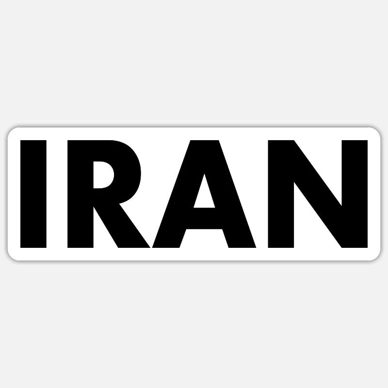 Iran - Sticker size S (10 x 10 cm) - white matte