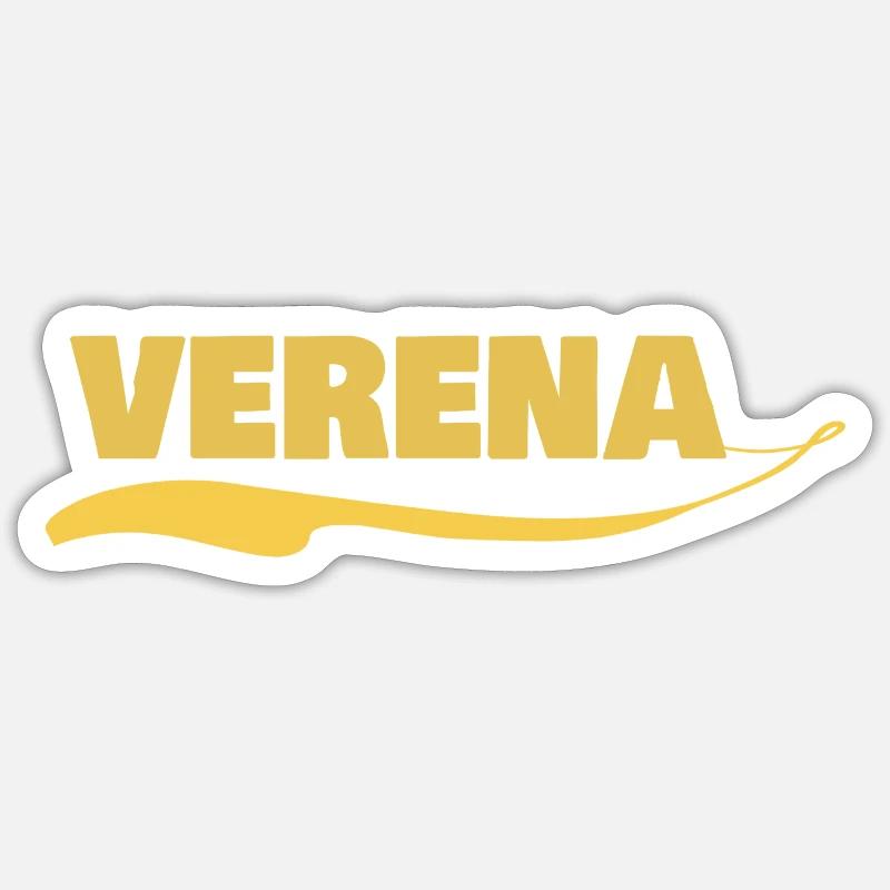 Verena - Sticker size S (10 x 10 cm) - white matte