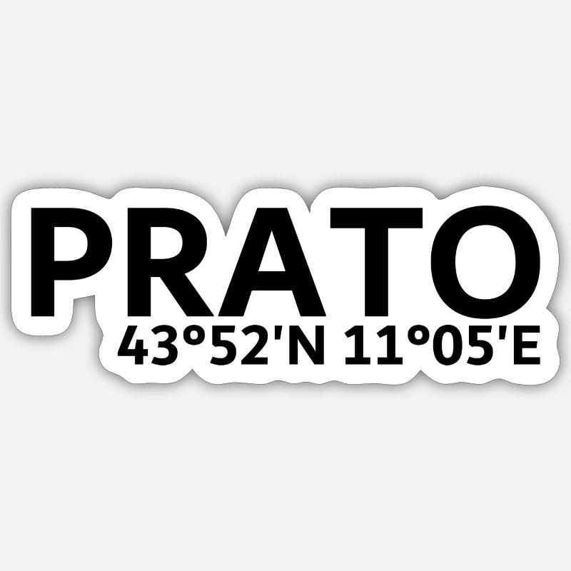 Coordonnées de Prato Sticker taille S (10 x 10 cm)