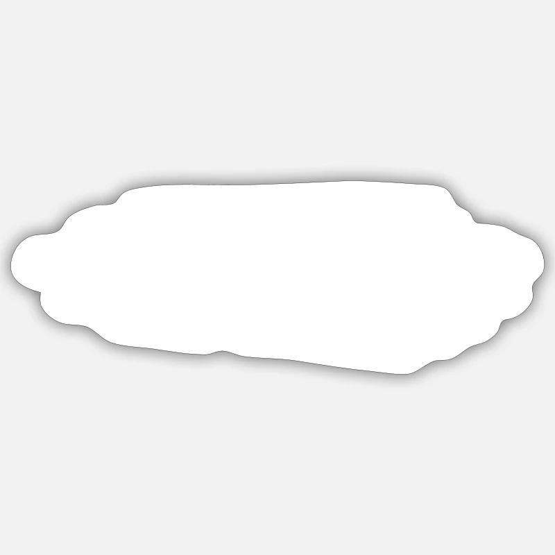 liebe text muster symbol strich - Sticker Größe S (10 x 10 cm) - Mattweiß
