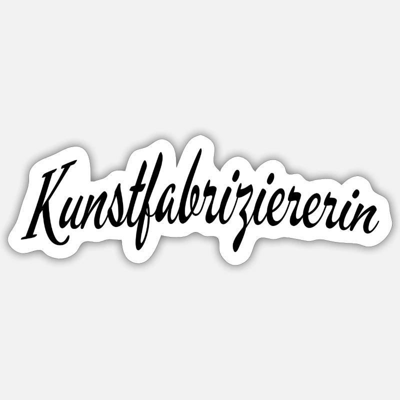Kunstfabriziererin Sticker Größe S (10 x 10 cm)