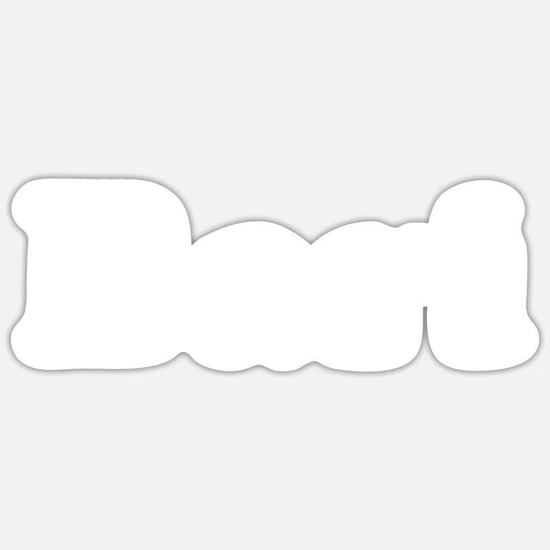 Bari - Sticker taille S (10 x 10 cm) - blanc mat