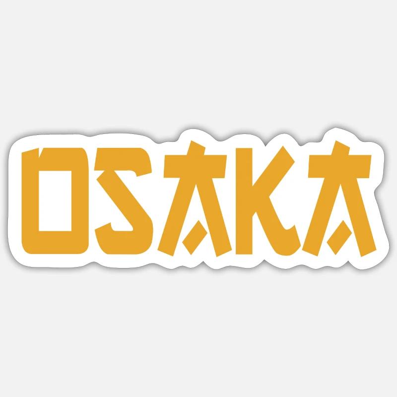Osaka - Sticker taille S (10 x 10 cm) - blanc mat