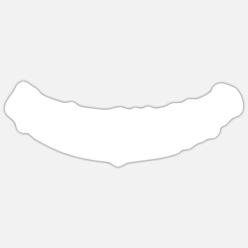 Smile every day - Sticker size S (10 x 10 cm) - white matte
