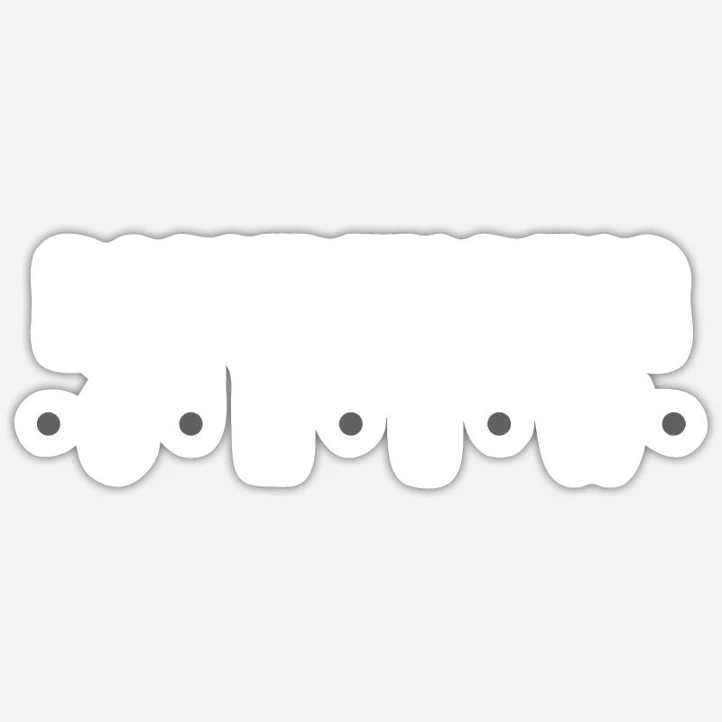 Bodybuilding Crew - Sticker size S (10 x 10 cm) - white matte