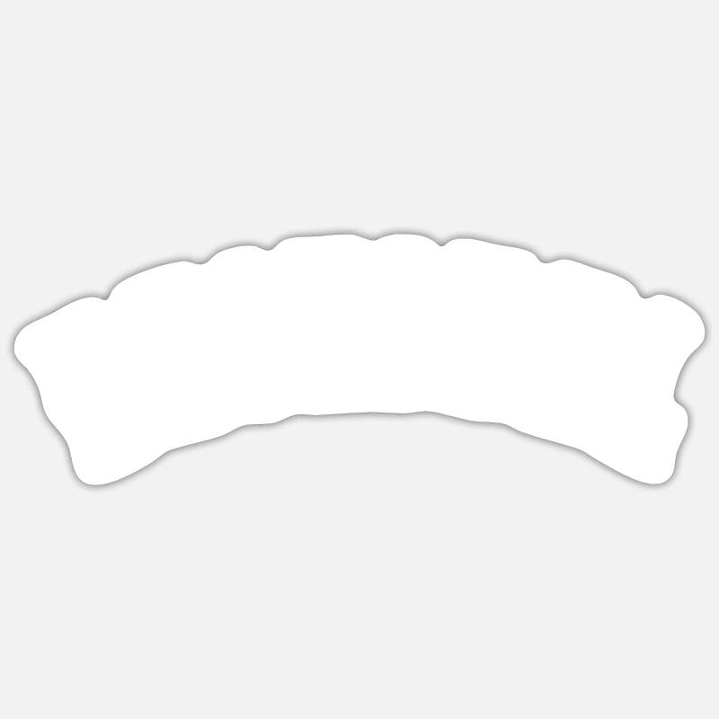 Langue source - Sticker taille S (10 x 10 cm) - blanc mat