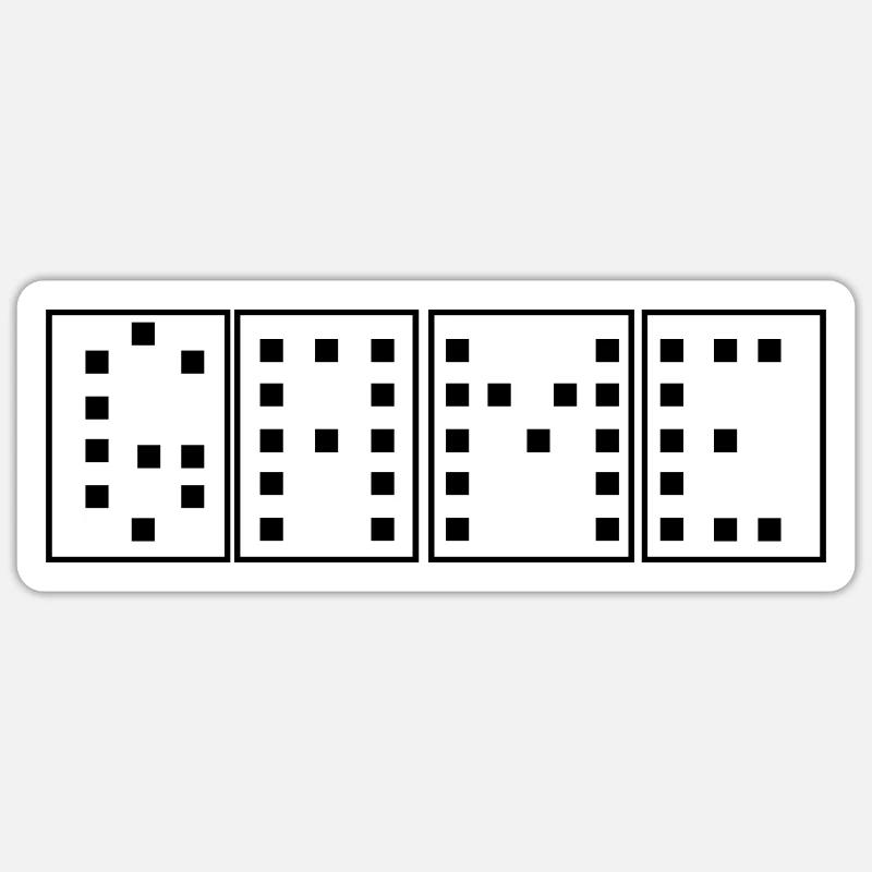 Sticker taille S (10 x 10 cm) - 