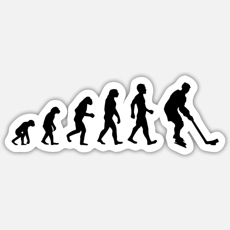 Evolution Eishockey Sticker Größe S (10 x 10 cm)