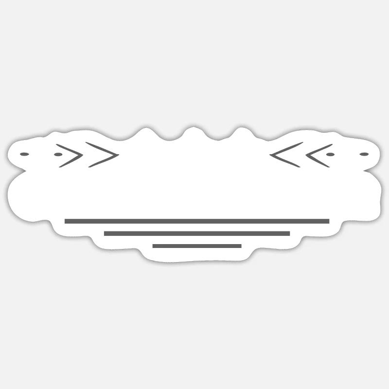 Grafik Designer Beruf - Sticker Größe S (10 x 10 cm) - Mattweiß