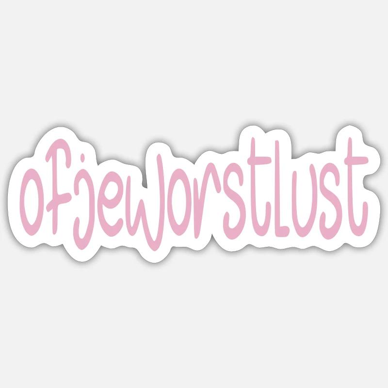 Never mind Sticker size S (10 x 10 cm)