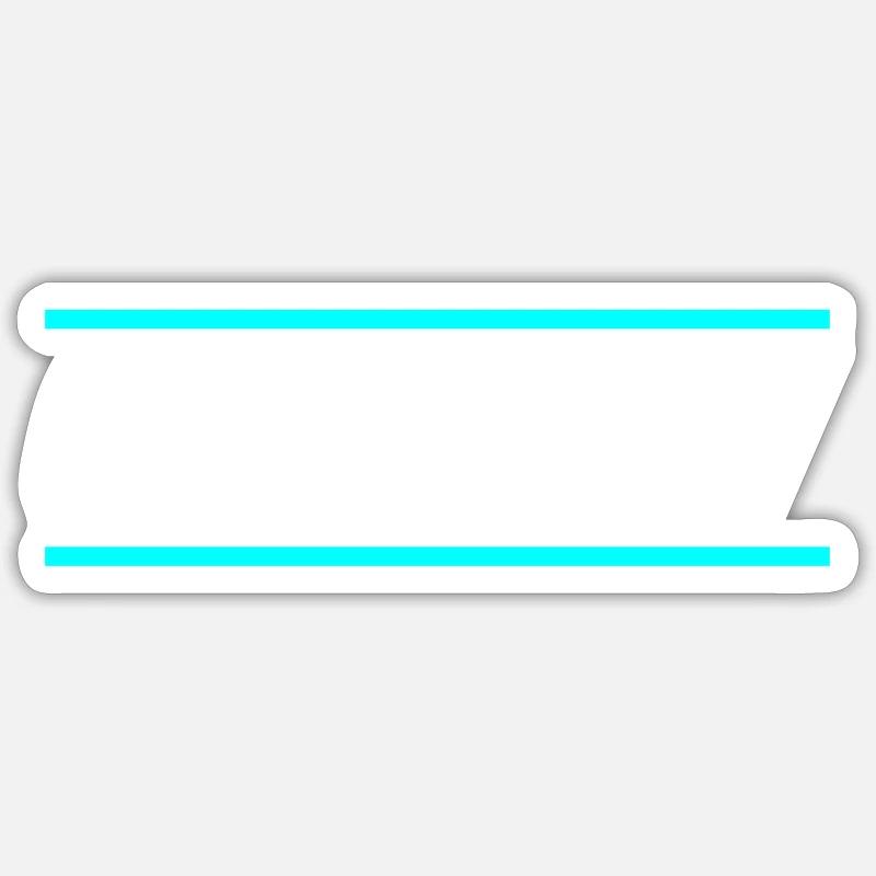 Crew Design - Sticker Größe S (10 x 10 cm) - Mattweiß