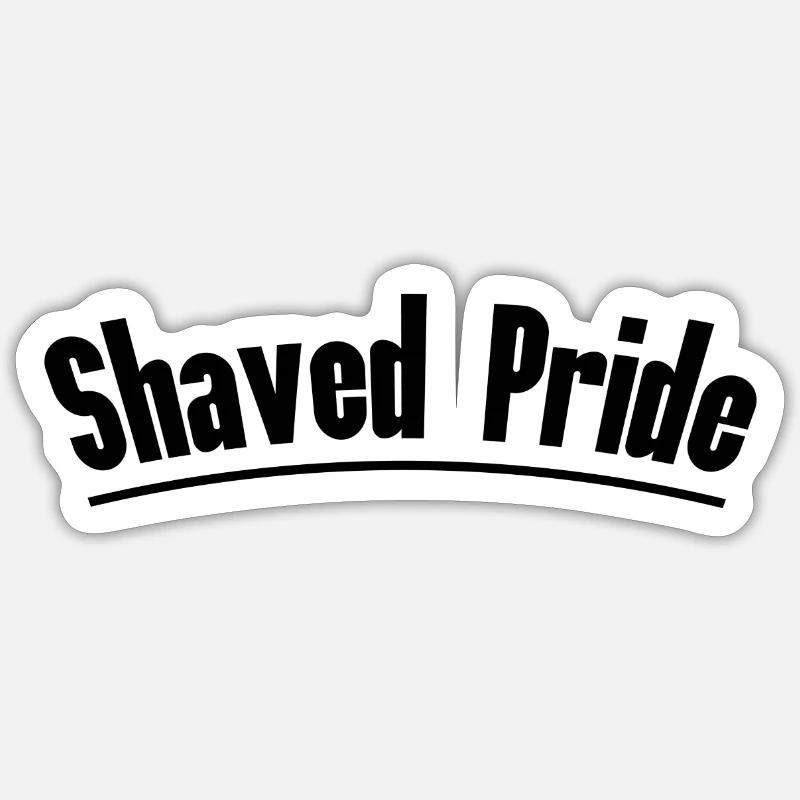 Shaved pride Sticker size S (10 x 10 cm)