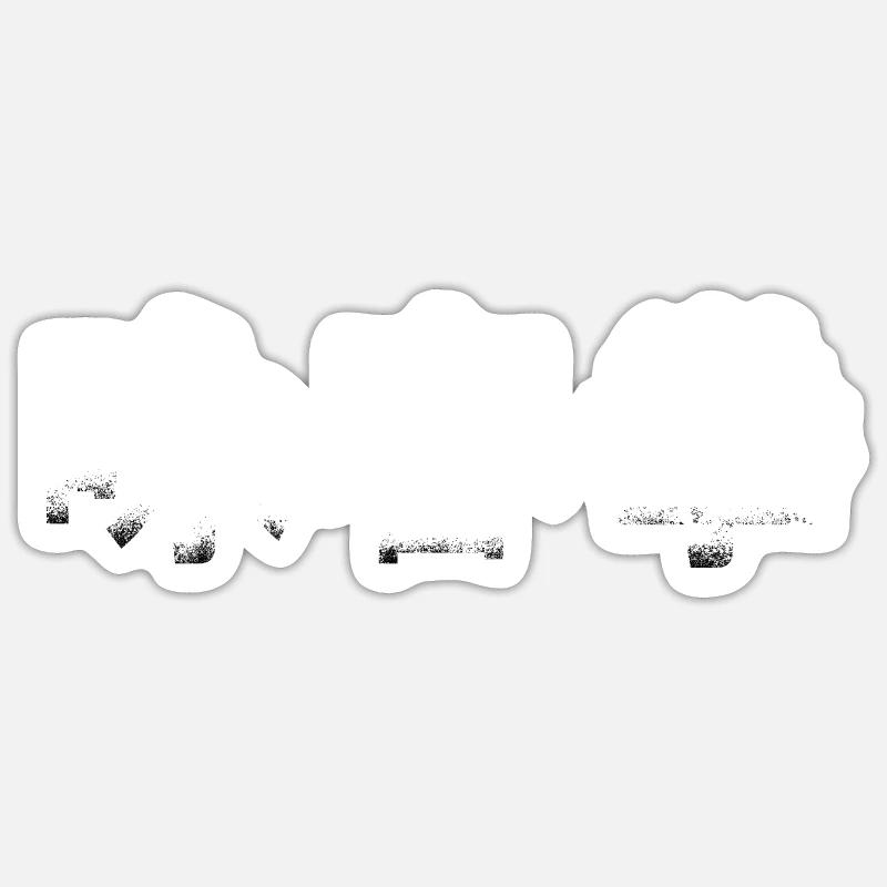Wingchun - Sticker size S (10 x 10 cm) - white matte