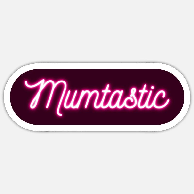 Muttertag - Sticker Größe S (10 x 10 cm) - Mattweiß