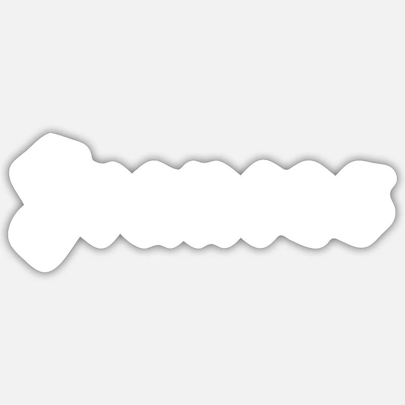 Frances - Sticker Größe S (10 x 10 cm) - Mattweiß