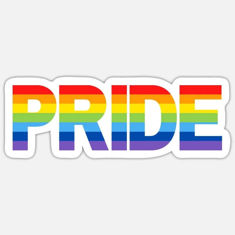 Rainbow Pride Sticker Größe S (10 x 10 cm)