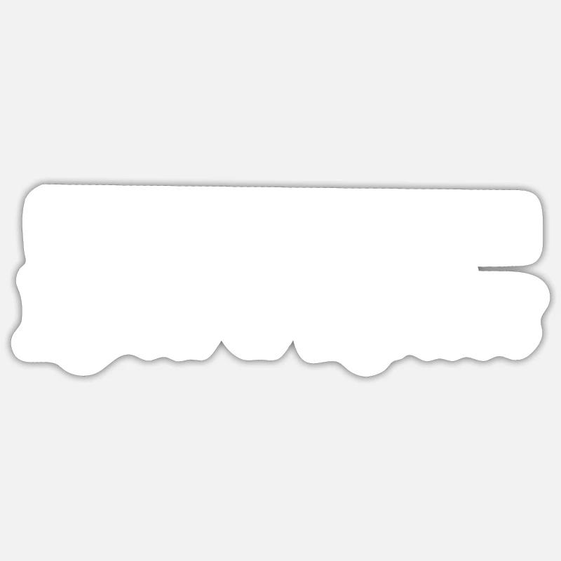 Basse Fretboard Large White - Sticker taille S (10 x 10 cm) - blanc mat