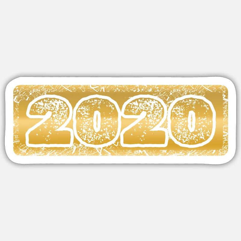 2020 - Sticker size S (10 x 10 cm) - white matte