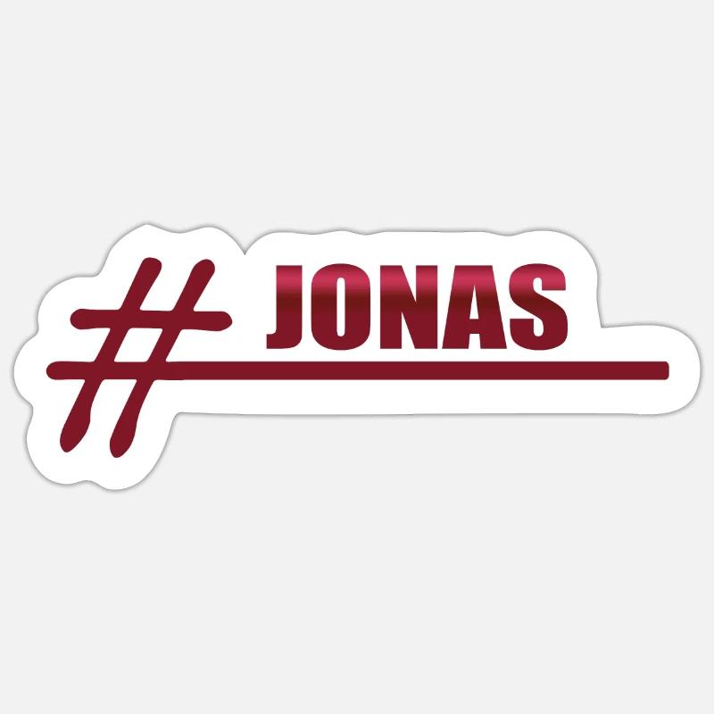 Style Jonas - Sticker size S (10 x 10 cm) - white matte