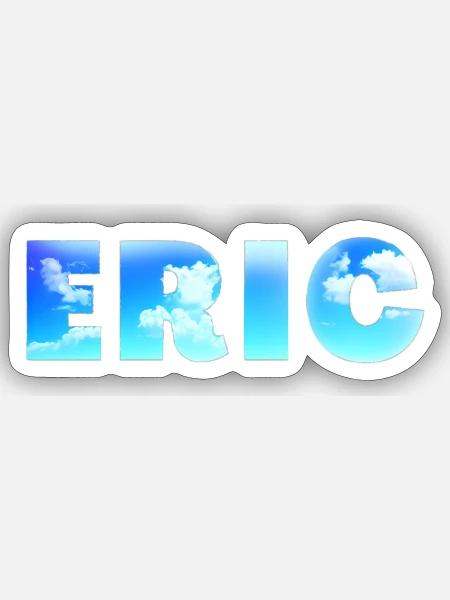 Eric Vorname - Sticker Größe S (10 x 10 cm) - Mattweiß