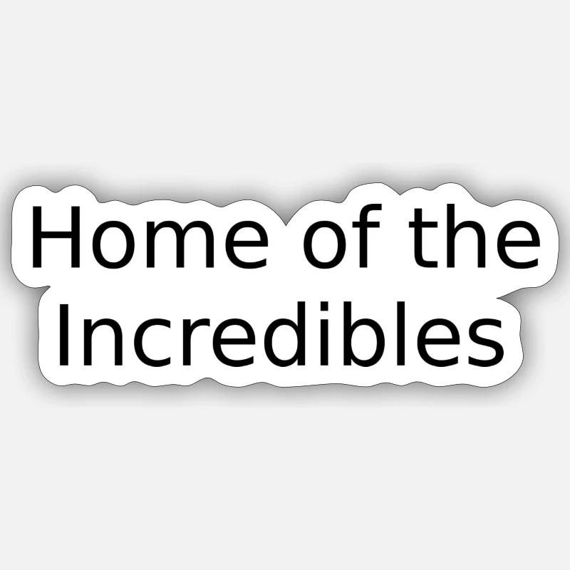 Incroyables Sticker taille S (10 x 10 cm)