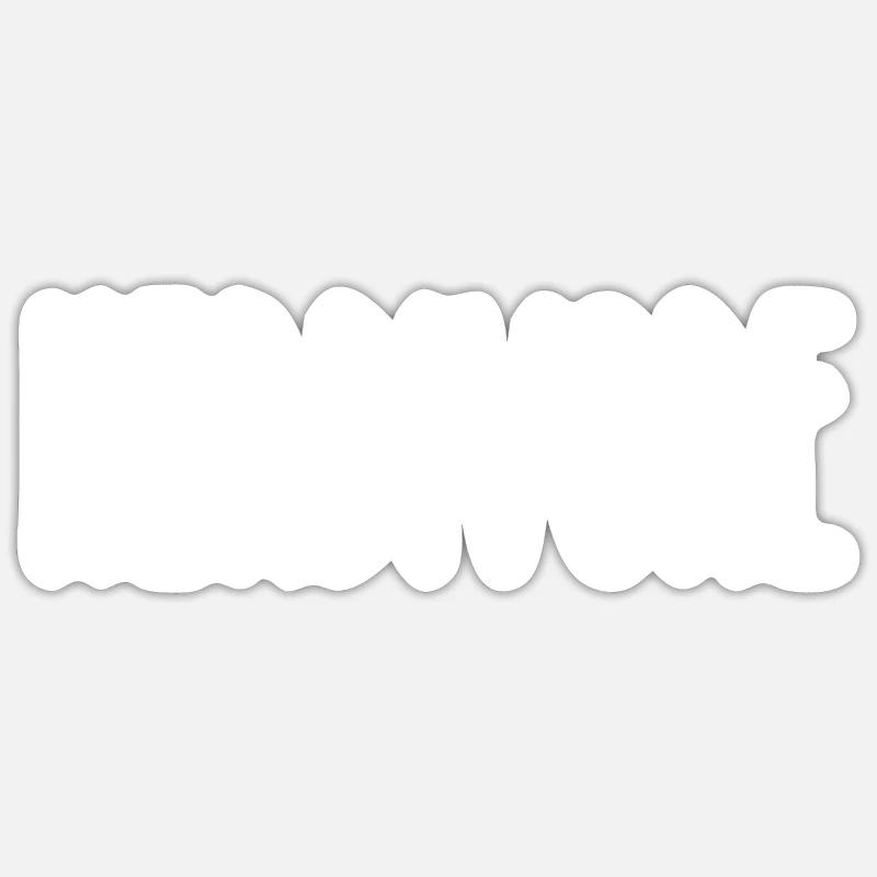 Herbivore Végétalien Végétarien - Sticker taille S (10 x 10 cm) - blanc mat