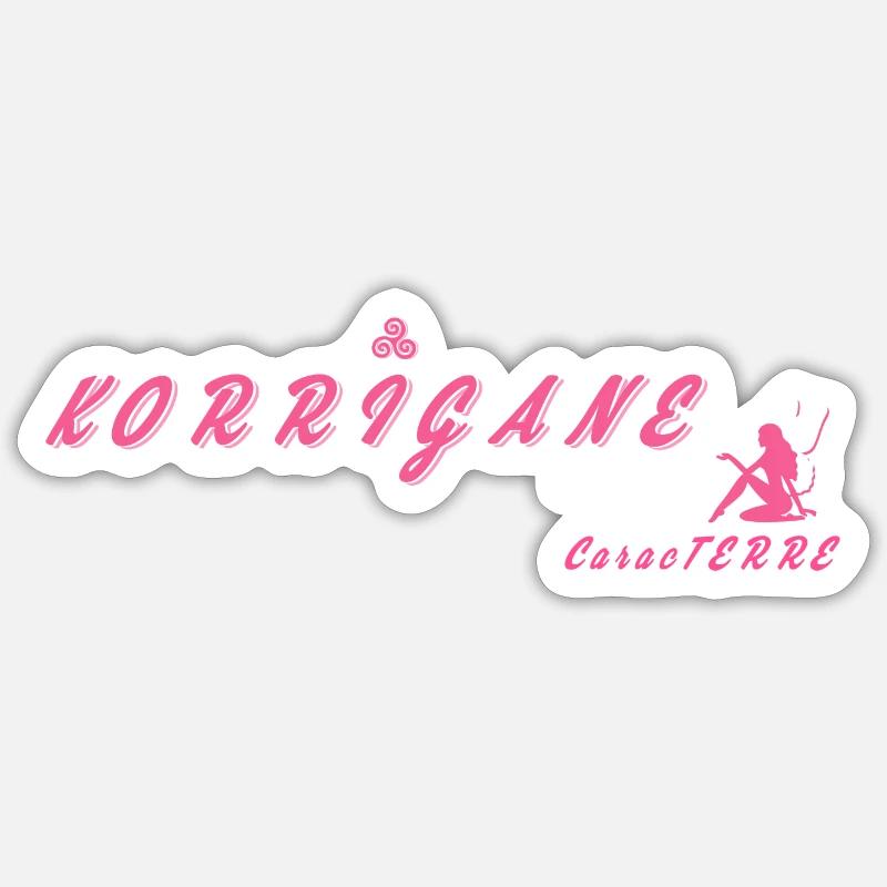 korrigane c’est mon caracTERRE Sticker taille S (10 x 10 cm)
